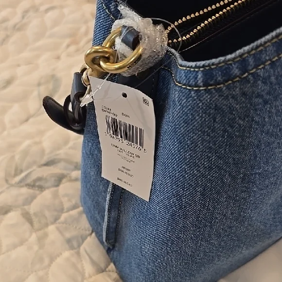 Coach Blue Denim Women's Bag - Picture 3 of 6